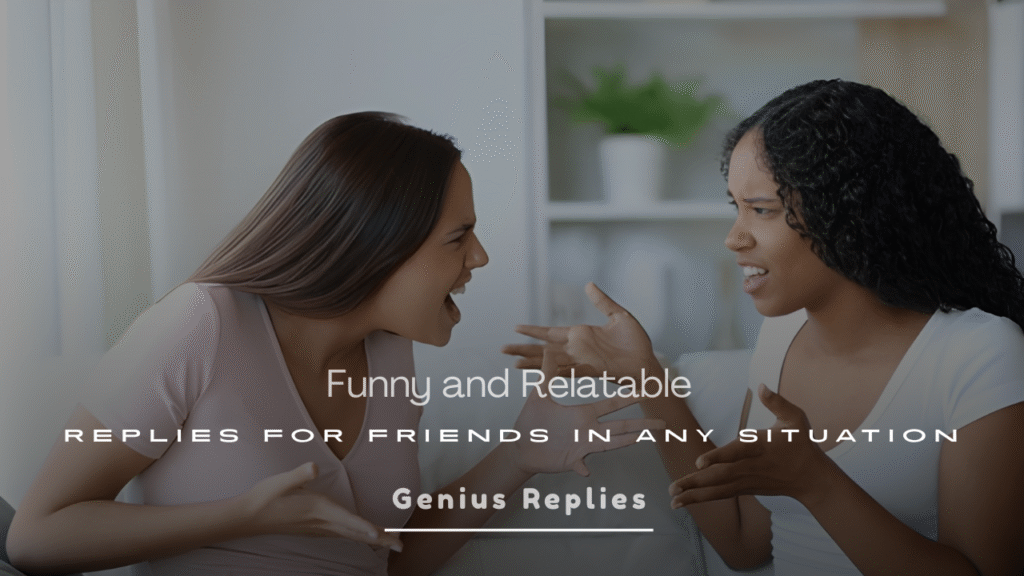 Funny and Relatable Replies for Friends