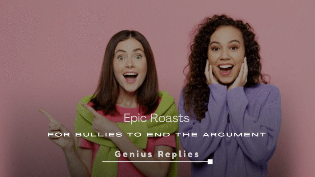Epic Roasts for Bullies