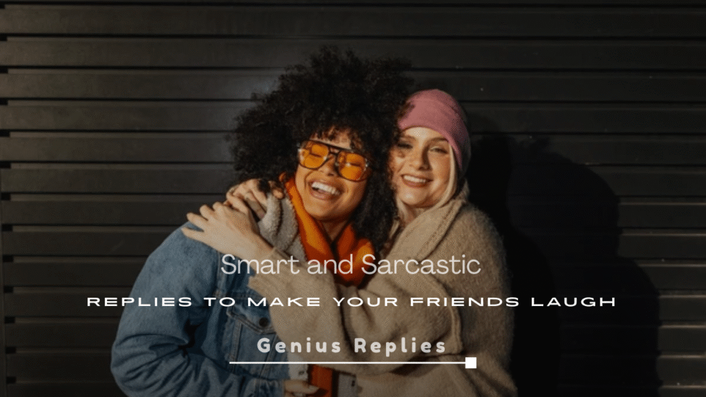 Smart and Sarcastic Replies