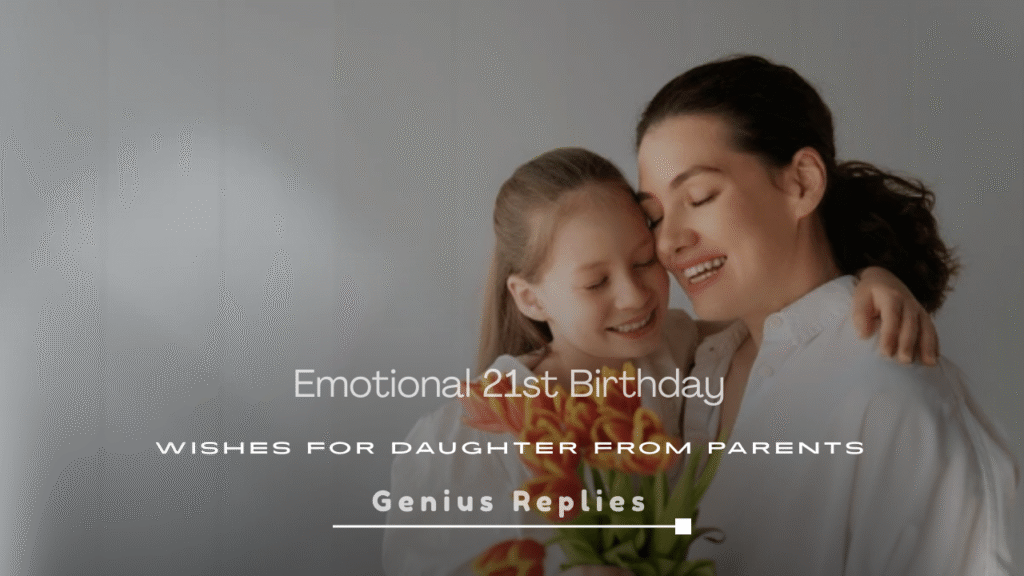 Emotional 21st Birthday