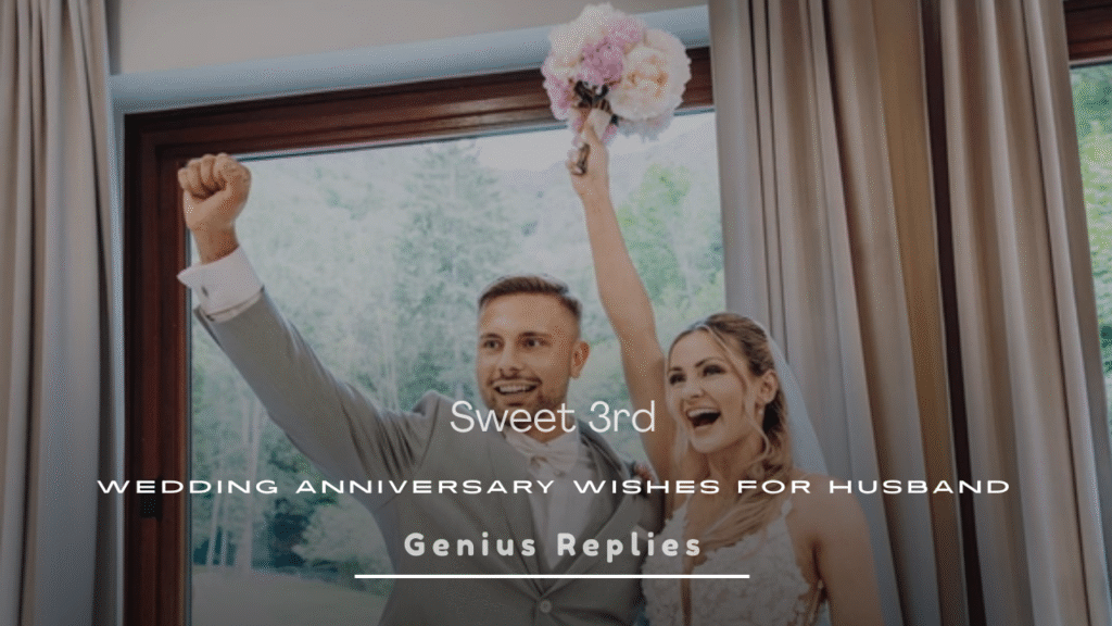 3rd Wedding Anniversary