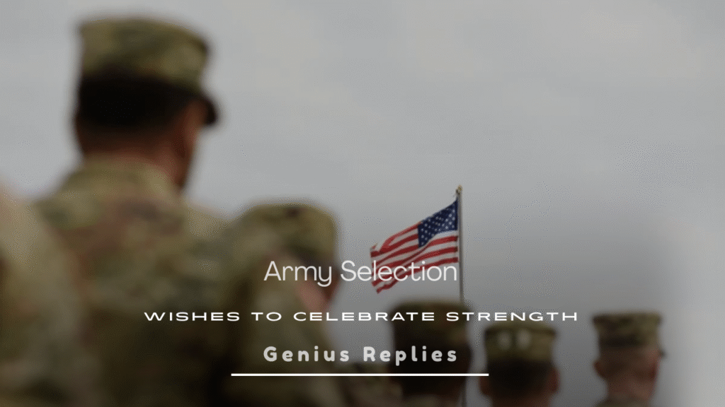Army Selection Wishes