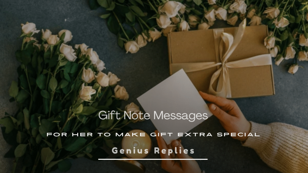 Gift Note Messages for Her