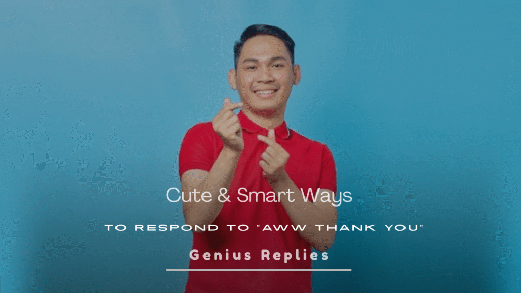Aww Thank You