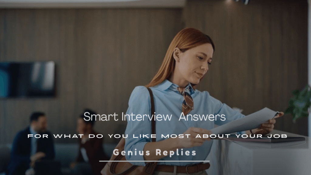 What Do You Like Most About Your Job