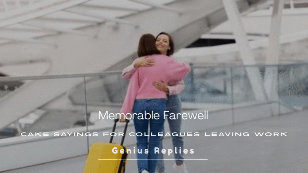  Farewell Cake Sayings