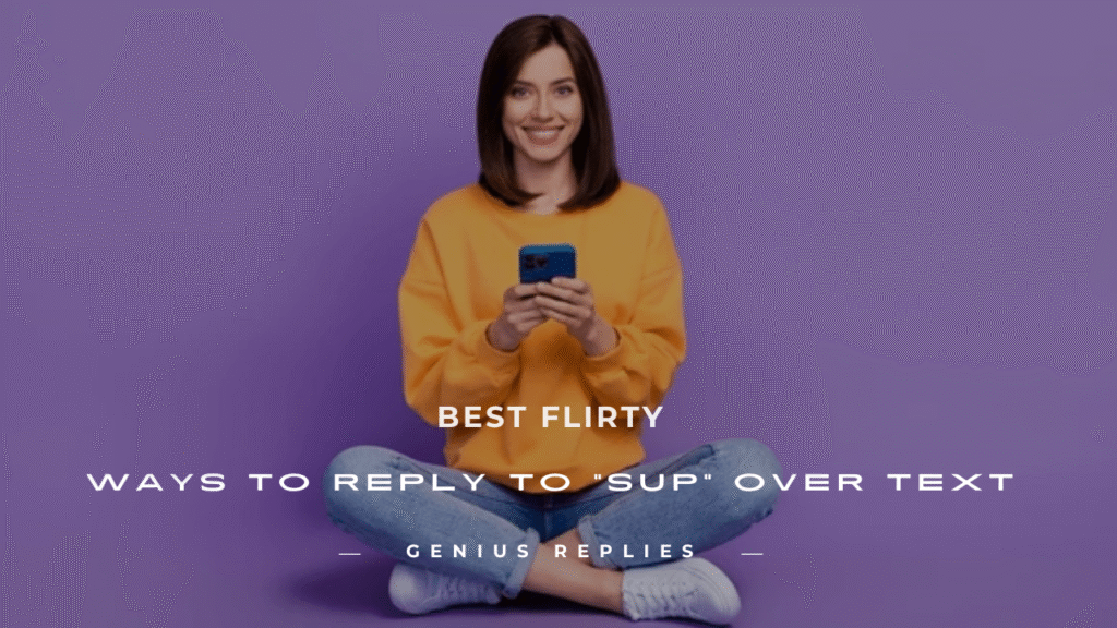 Ways to Reply to Sup